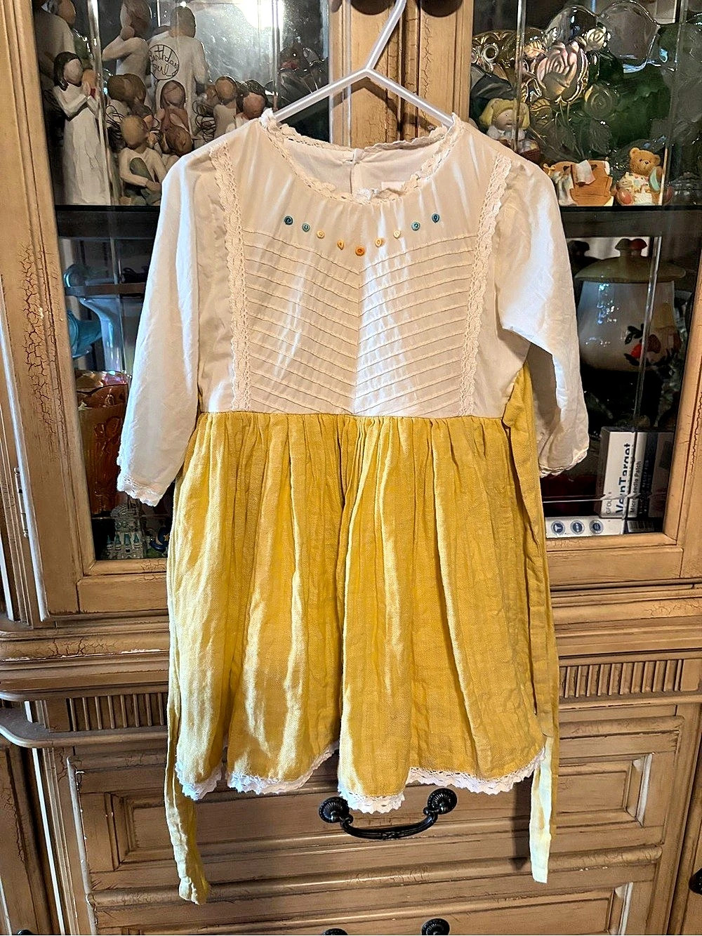 Well dressed wolf Girls Cotton Color Block Dress Size 3T Like New